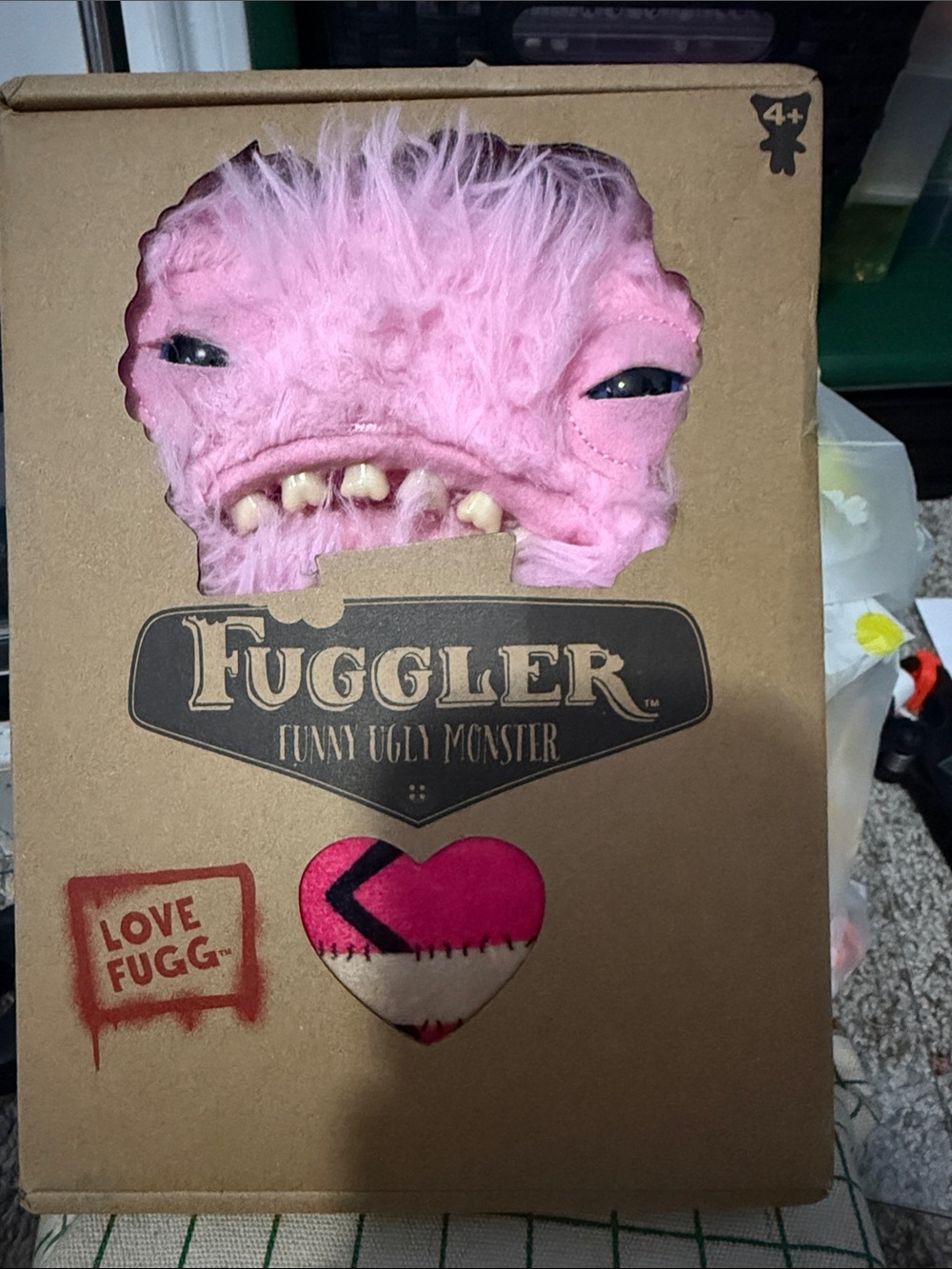Pink Funny Ugly Monster